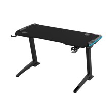Стол для компьютера (для геймеров) с электроприводом и RGB-подсветкой FoxGear FG-ZE-49B (ширина 125 см)