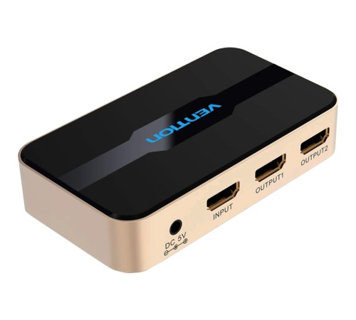 Разветвитель - сплиттер Vention HDMI 19F/2x19F на 2 монитора Разветвитель Vention HDMI 19F/HDMI 19F x 2 (ACBG0)
