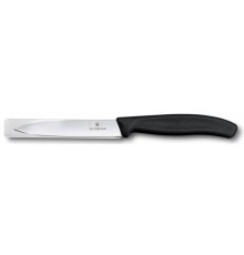 Нож кухонный Victorinox Swiss Classic (6.7703) стальной для чистки овощей и фруктов лезв.100мм прямая заточка черный без упаковки