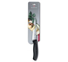 Нож кухонный Victorinox Swiss Classic (6.8003.15B) стальной разделочный лезв.150мм прямая заточка черный блистер