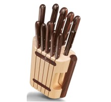 Набор ножей кухон. Victorinox Wood (5.1150.11) компл.:11шт с подставкой дерево подар.коробка