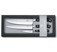 Набор ножей кухон. Victorinox Grand Maitre Chefs (7.7243.3) компл.:3шт черный подар.коробка