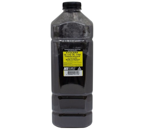Hi-Black Тонер (Made in Russia) Универсальный для Kyocera TK-170/TK-1160/TK-1200, Bk, 900 г, канистра