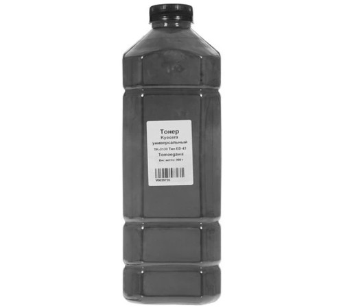 Tomoegawa Тонер Универсальный для Kyocera TK-3130, Тип ED-43, Bk, 900 г, канистра
