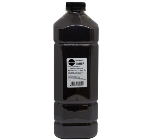 NetProduct Тонер для Kyocera универсальный до 35 ppm, Bk, 900 г, канистра