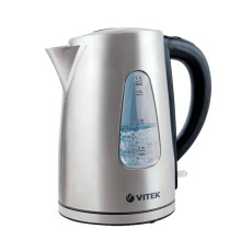 Чайник электрический Vitek VT-7007 1.7л. 2200Вт серебристый корпус: металл/пластик
