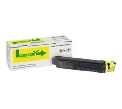 Kyocera-Mita TK-5160Y Тонер-картридж, Yellow {P7040cdn (12 000 стр.)} Kyocera-Mita TK-5160Y Тонер-картридж, Yellow {P7040cdn (12 000 стр.)}