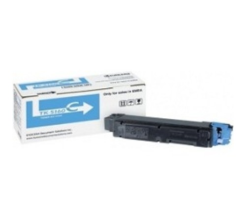 Kyocera-Mita TK-5160C Тонер-картридж, Cyan {P7040cdn (12 000 стр.)} Kyocera-Mita TK-5160C Тонер-картридж, Cyan {P7040cdn (12 000 стр.)}