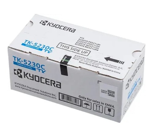 Kyocera-Mita TK-5230C Тонер-картридж, Cyan {P5021cdn/cdw, M5521cdn/cdw (2200стр)}