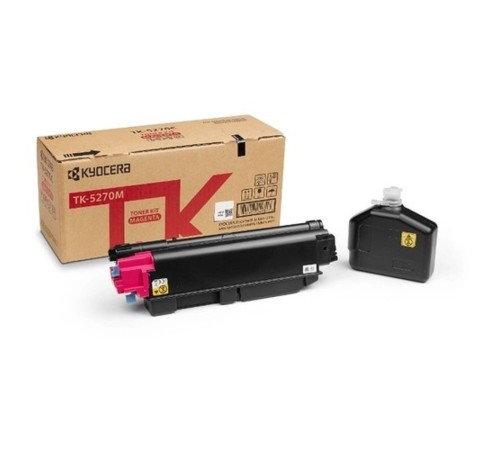 Kyocera-Mita TK-5270M Тонер-картридж,Magenta {P6230cdn/M6230cidn/M6630cidn (6000стр)} Kyocera-Mita TK-5270M Тонер-картридж,Magenta {P6230cdn/M6230cidn/M6630cidn (6000стр)}