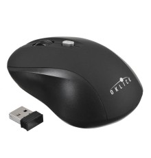 Мышь Оклик 415MW черный оптическая (1600dpi) беспроводная USB (3but)