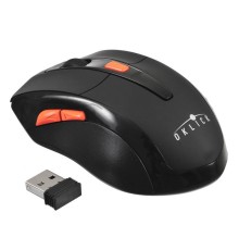 Мышь Оклик 585MW черный оптическая (1600dpi) беспроводная USB (5but)