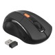 Мышь Оклик 585MW черный оптическая (1600dpi) беспроводная USB (5but)