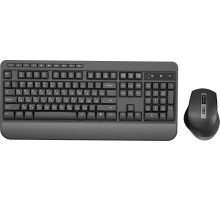 Клавиатура + мышь Оклик S290W клав:черный мышь:черный USB беспроводная Multimedia (351701)