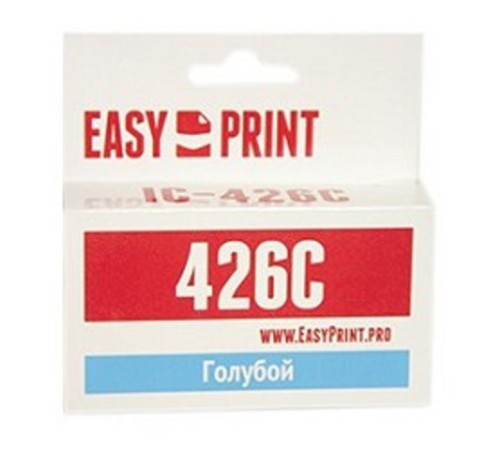 EasyPrint CLI426C Картридж (IC-CLI426C) для Canon PIXMA iP4840/MG5140/MG6140/MX884, голубой, с чипом EasyPrint CLI426C Картридж (IC-CLI426C) для Canon PIXMA iP4840/MG5140/MG6140/MX884, голубой, с чипом
