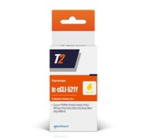 T2 CLI-521Y Картридж (IC-CCLI-521Y) для  PIXMA iP3600/4600/MP540/620/630/980, желтый, с чипом
