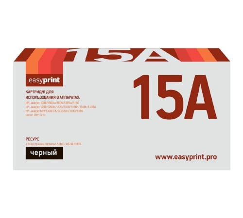 EasyPrint C7115A/Q2613A/Q2624A/EP-25 Картридж (LH-15A (U)) для HP LJ1150/1200/1300/Canon LBP1210 (2500 стр.) EasyPrint C7115A/Q2613A/Q2624A/EP-25 Картридж (LH-15A (U)) для HP LJ1150/1200/1300/Canon LBP1210 (2500 стр.)