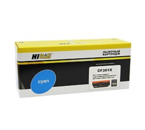 Hi-Black CF361X Тонер Картридж для для HP CLJ Enterprise M552/553/MFP M577, C, 9,5K Hi-Black CF361X Тонер Картридж для для HP CLJ Enterprise M552/553/MFP M577, C, 9,5K