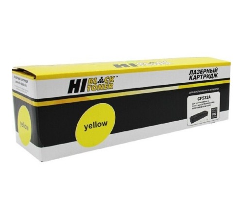 Hi-Black CF532A Картридж для HP CLJ Pro M154A/M180n/M181fw, Y, 0,9K