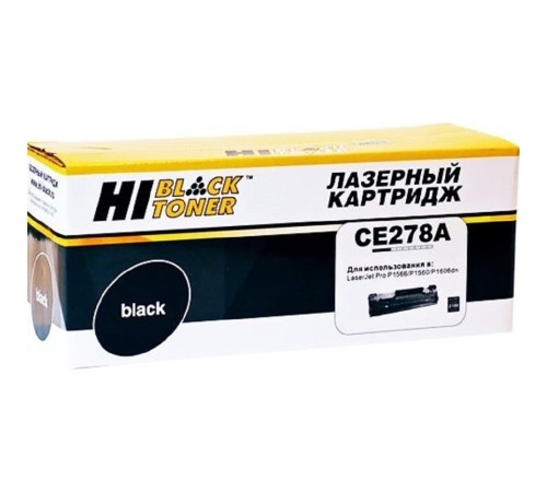 Hi-Black CE278A  Картридж для LJ Pro P1566/P1560/P1606dn Black c чипом