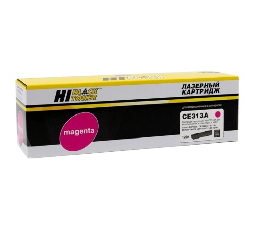 Hi-Black CE313A Картридж для HP CLJ CP1025/CP1025nw/Canon LBP-7010C/7018C, M 1 K с чипом Hi-Black CE313A Картридж для HP CLJ CP1025/CP1025nw/Canon LBP-7010C/7018C, M 1 K с чипом