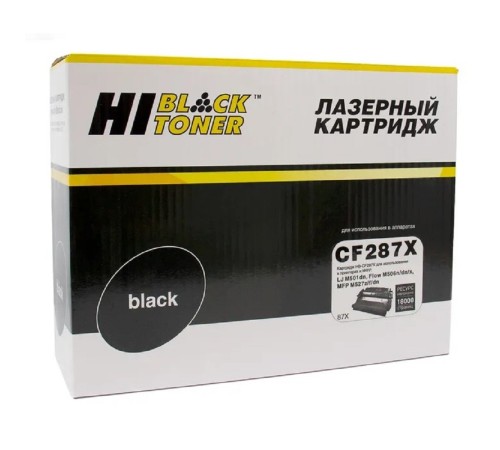 Hi-Black CF287X Картридж для HP LJ M506dn/M506x/M527dn/M527f/M527c, 15K