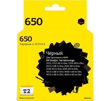 T2 CZ101AE Картридж (IC-HCZ101A) № 650, для HP Deskjet Ink Advantage 1015/1515/2515/2545/3515/4515/4615, черный