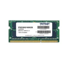 Модуль памяти для ноутбука SODIMM 8GB DDR3-1600 PSD38G16002S PATRIOT