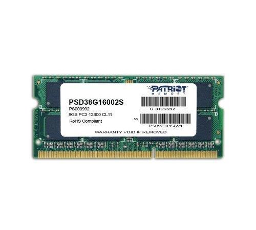 Модуль памяти для ноутбука SODIMM 8GB DDR3-1600 PSD38G16002S PATRIOT