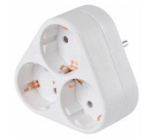 Сетевой разветвитель Buro BU-PS3VG-W (3 розетки) белый (пакет ПЭ)