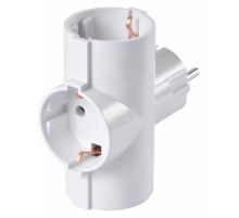 Сетевой разветвитель Buro BU-PS3TG-W (3 розетки) белый (пакет ПЭ)