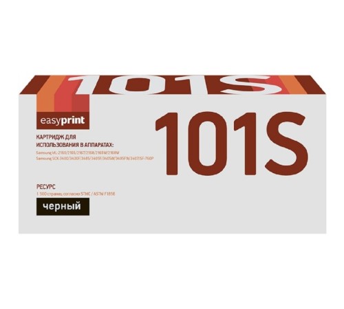 EasyPrint MLT-D101S Картридж LS-101S для Samsung ML-2160/2165/SCX-3400/3405/3407 (1500 стр.) с чипом EasyPrint MLT-D101S Картридж LS-101S для Samsung ML-2160/2165/SCX-3400/3405/3407 (1500 стр.) с чипом