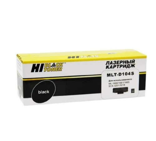 Hi-Black MLT-D104S Картридж для ML-1660/1665/1666/1661/SCX-3200/3205, с чипом