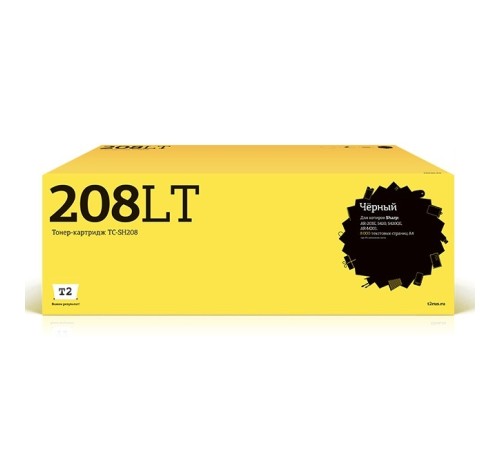 T2 AR-208T/LT Тонер-картридж TC-SH208 для Sharp AR-203E/5420/5420QE/AR-M201, черный, 8000 стр. T2 AR-208T/LT Тонер-картридж TC-SH208 для Sharp AR-203E/5420/5420QE/AR-M201, черный, 8000 стр.
