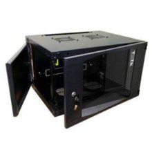 Шкаф коммутационный Lanmaster Next TWT-CBWNG-15U-6X4-BK 15U 550x450мм пер.дв.стекл 60кг черный