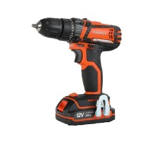 PATRIOT BR 101ES Дрель-шуруповерт аккумуляторная [180201301] { одна батарея Li-Ion, 12V, зарядка за 1 час, двусторонняя бита, цветная коробка }