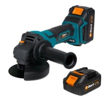 Bort МАШИНА ШЛИФОВАЛЬНАЯ УГЛОВАЯ АККУМУЛЯТОРНАЯ BORT BWS-20LI-SR {20 В; Li-Ion ; 4 Ач; 7000 об/мин; 22,5 мм; 2,2 кг; 4 Ач; батарей 2 шт; аксессуаров 5 шт; гарантия 2 г} [93412215]