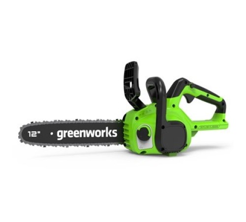 Greenworks GD24CS30 Цепная пила аккумуляторная, 24V, 30см, бесщеточная, без АКБ и ЗУ [2007007]