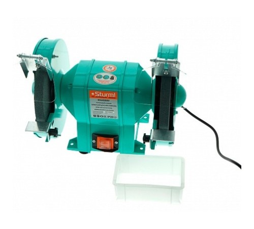 Sturm! BG60202U Точильный станок Sturm!,200х20х16 мм, 400 Вт, 2950 об/мин, АДАПТИРОВАН ДЛЯ ДОП НАСАДОК [BG60202U]