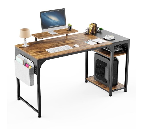 Стол письменный (для компьютера) EUREKA ZX-SS140B-RWB с шириной 140 см, Reclaimed Wood