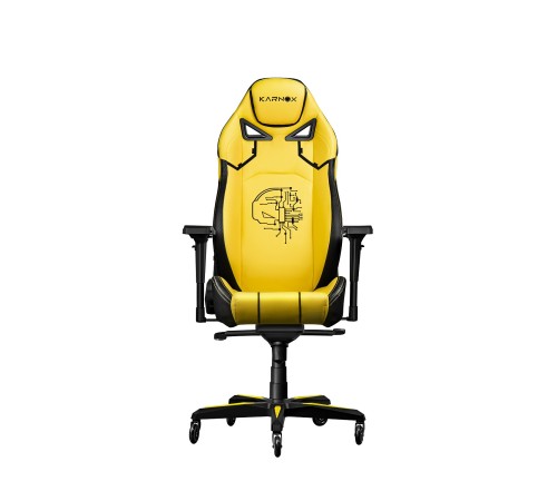 Премиум игровое кресло KARNOX GLADIATOR Cybot Edition, желтый
