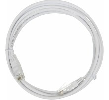 Патч-корд Lanmaster UTP TWT-45-45-2.0-WH UTP вилка RJ-45-вилка RJ-45 кат.5е 2м белый ПВХ (уп.:1шт)