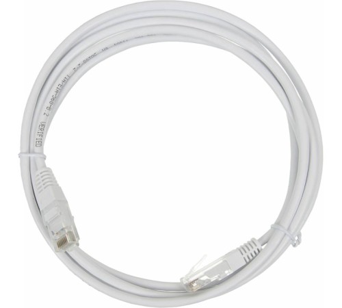Патч-корд Lanmaster UTP TWT-45-45-2.0-WH UTP вилка RJ-45-вилка RJ-45 кат.5е 2м белый ПВХ (уп.:1шт)