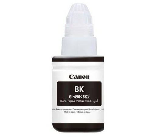 Картридж струйный Canon GI-490BK 0663C001 черный (135мл) для Canon Pixma G1400/2400/3400