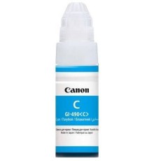 Картридж струйный Canon GI-490C 0664C001 голубой (70мл) для Canon Pixma G1400/2400/3400