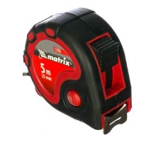 MATRIX Рулетка Status 3 fixations, 5 м х 25 мм, двухкомпонентный корпус, 3 фиксации ленты [31035]