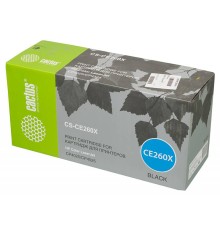 Картридж лазерный Cactus CS-CE260X CE260X черный (17000стр.) для HP LJ CP4525