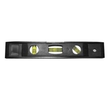 FIT IT Уровень "Торпедо" пластиковый, 3 глазка, магнитный 225 мм [18601]