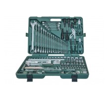 JONNESWAY S04H524128S Набор инструмента универсальный 1/4", 1/2"DR, 128 предметов