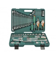 JONNESWAY S04H52478S Набор инструмента универсальный 1/4", 1/2"DR, 78 предметов